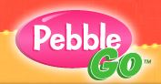 Pink Circle with PebbleGo in Text